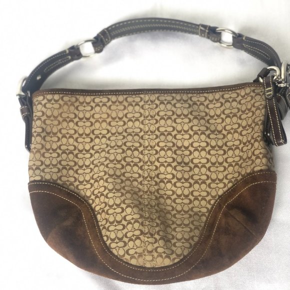 Coach Handbags - Classic Coach Brown and Tan Shoulder Bag